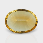 Citrine 15.50x12mm Concave Cut Oval AA+ Loose Gemstone - 182091
