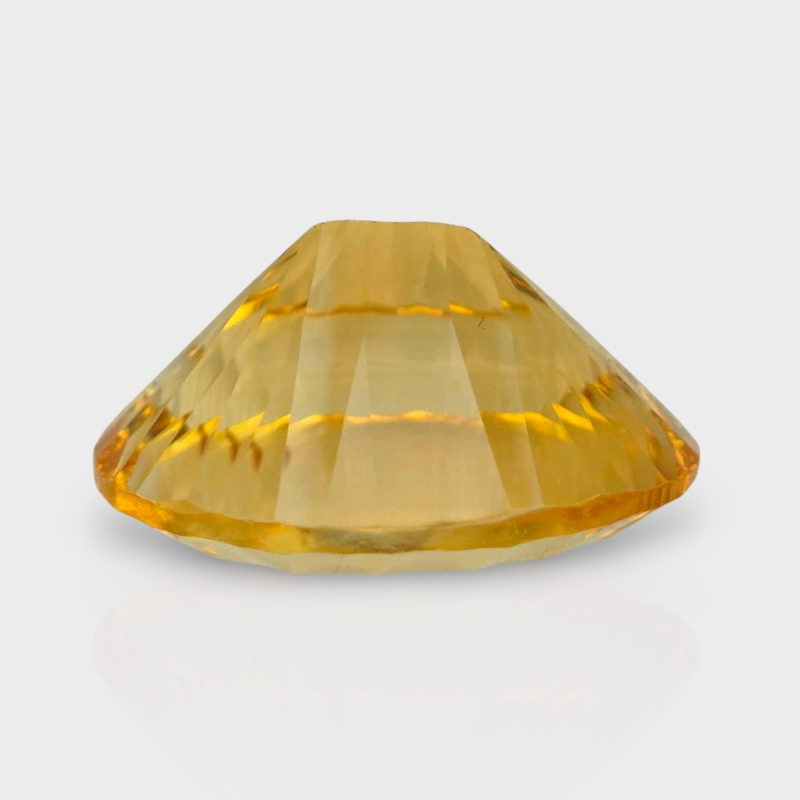 Citrine 15.50x12mm Concave Cut Oval AA+ Loose Gemstone - 182091