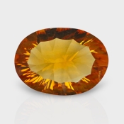 Citrine 15x11mm Concave Cut Oval AAA Loose Gemstone - 182094