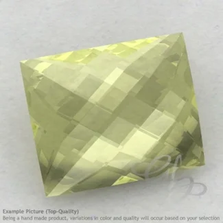 Lemon Quartz Baguette Shape Calibrated Briolettes