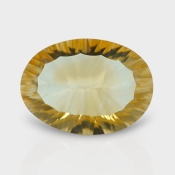 Citrine 18x13mm Concave Cut Oval AA+ Loose Gemstone - 182100