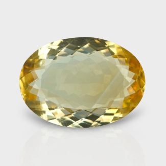 Citrine 21.47x15.50mm Faceted Oval AA Loose Gemstone - 182121