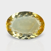 Citrine 21.47x15.50mm Faceted Oval AA Loose Gemstone - 182121