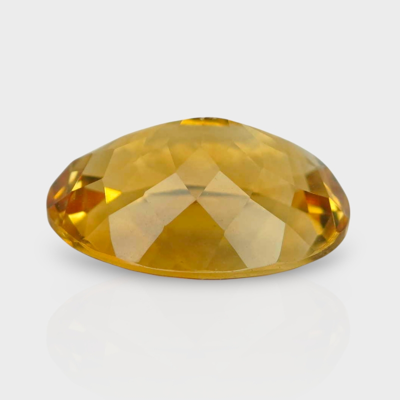 Citrine 15.12x11.70mm Faceted Oval AA+ Loose Gemstone - 182175