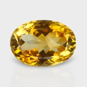 Citrine 15.79x11.10mm Faceted Oval AA+ Loose Gemstone - 182181