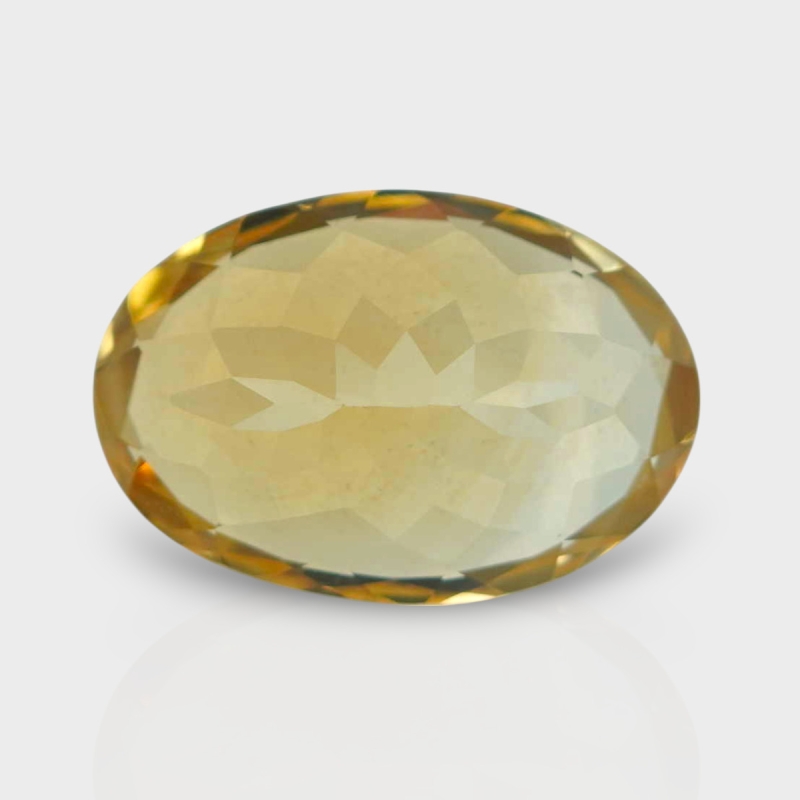 Citrine 15.87x10.85mm Faceted Oval AA+ Loose Gemstone - 182185