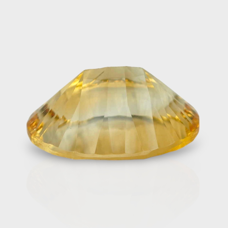 Citrine 15.84x11.55mm Concave Cut Oval AA+ Loose Gemstone - 182200