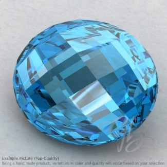 Swiss Blue Topaz Oval Shape Calibrated Briolettes