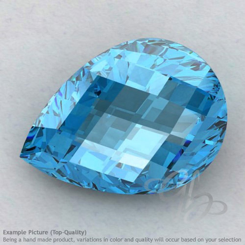 Swiss Blue Topaz Pear Shape Calibrated Briolettes