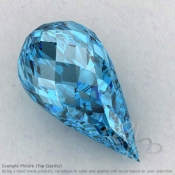 Swiss Blue Topaz Drops Shape Calibrated Briolettes