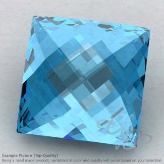 Swiss Blue Topaz Square Shape Calibrated Briolettes