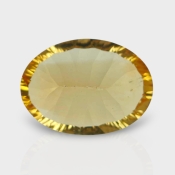 Citrine 15.88x11.55mm Concave Cut Oval AA+ Loose Gemstone - 182209