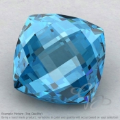Swiss Blue Topaz Square Cushion Shape Calibrated Briolettes