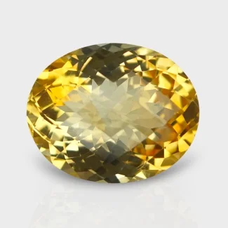 Citrine 19.74x15.98mm Checkerboard Oval AA Loose Gemstone - 182240