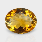 Citrine 11.74x9.51mm Faceted Oval AAA Loose Gemstone - 182268