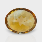 Citrine 11.74x9.51mm Faceted Oval AAA Loose Gemstone - 182268