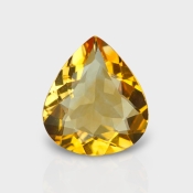 Citrine 13.16x11.62mm Faceted Pear AA+ Loose Gemstone - 182278