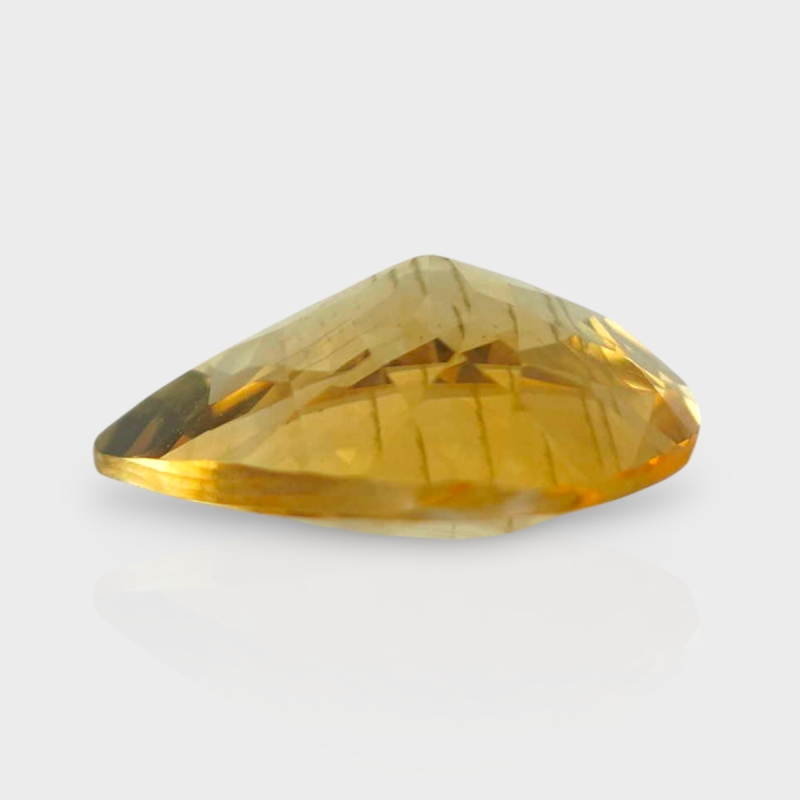Citrine 13.16x11.62mm Faceted Pear AA+ Loose Gemstone - 182278