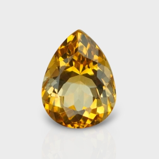 Citrine 12.27x9.30mm Faceted Pear AA+ Loose Gemstone - 182283