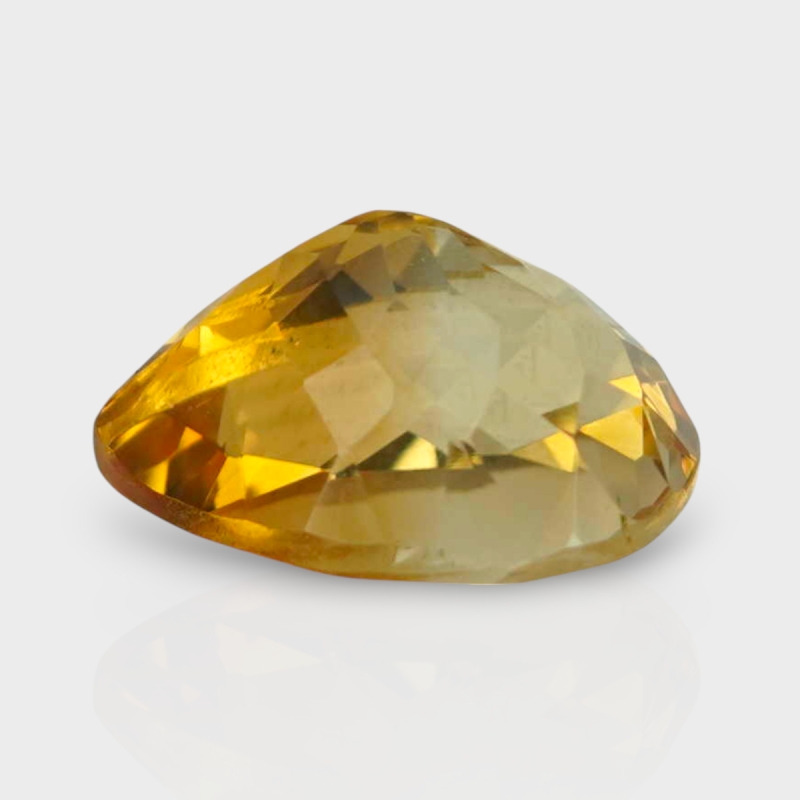 Citrine 12.27x9.30mm Faceted Pear AA+ Loose Gemstone - 182283