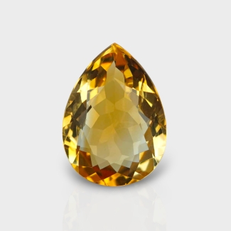 Citrine 14.03x10.25mm Faceted Pear AA+ Loose Gemstone - 182279