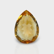 Citrine 14.03x10.25mm Faceted Pear AA+ Loose Gemstone - 182279