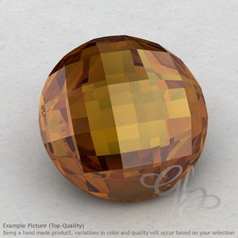 Honey Quartz Round Shape Calibrated Briolettes