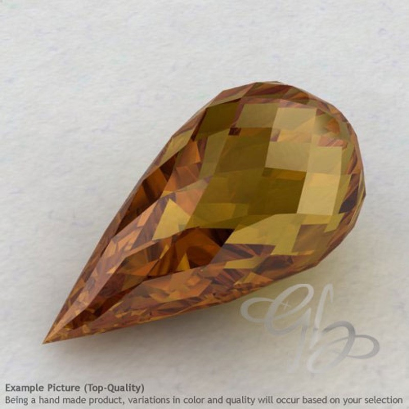 Honey Quartz Drops Shape Calibrated Briolettes