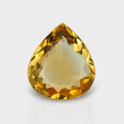 Citrine 14.55x12.75mm Faceted Pear AA+ Loose Gemstone - 180532