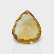 Citrine 14.55x12.75mm Faceted Pear AA+ Loose Gemstone - 180532