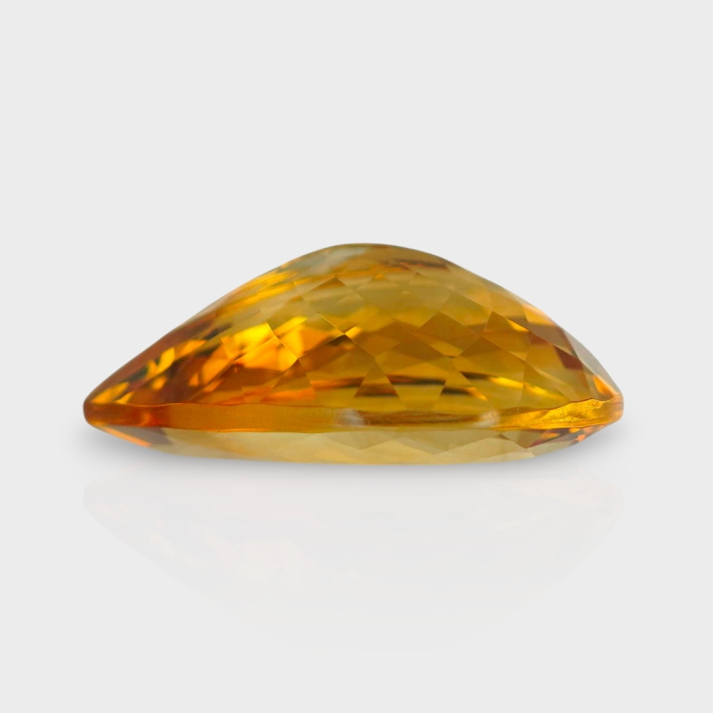 Citrine 22.20x16.15mm Faceted Pear AA+ Loose Gemstone - 180542
