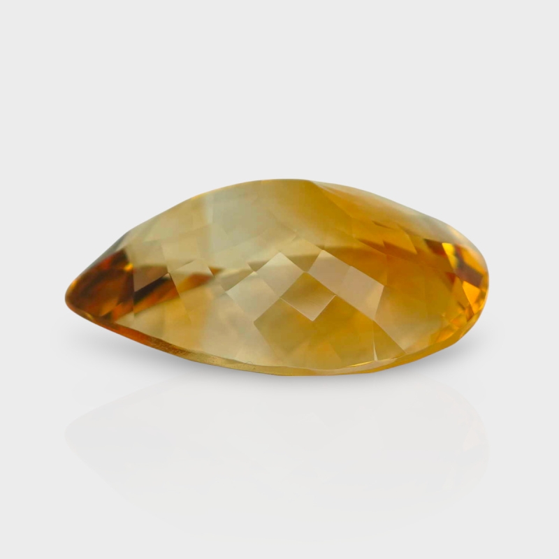 Citrine 20.70x15.20mm Faceted Pear AA+ Loose Gemstone - 180549