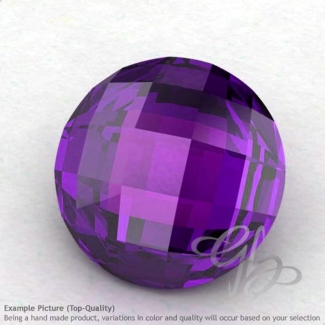 African Amethyst Round Shape Calibrated Briolettes