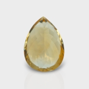 Citrine 17.85x13mm Faceted Pear AA Loose Gemstone - 180612