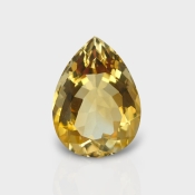 Citrine 17.85x13mm Faceted Pear AA Loose Gemstone - 180612
