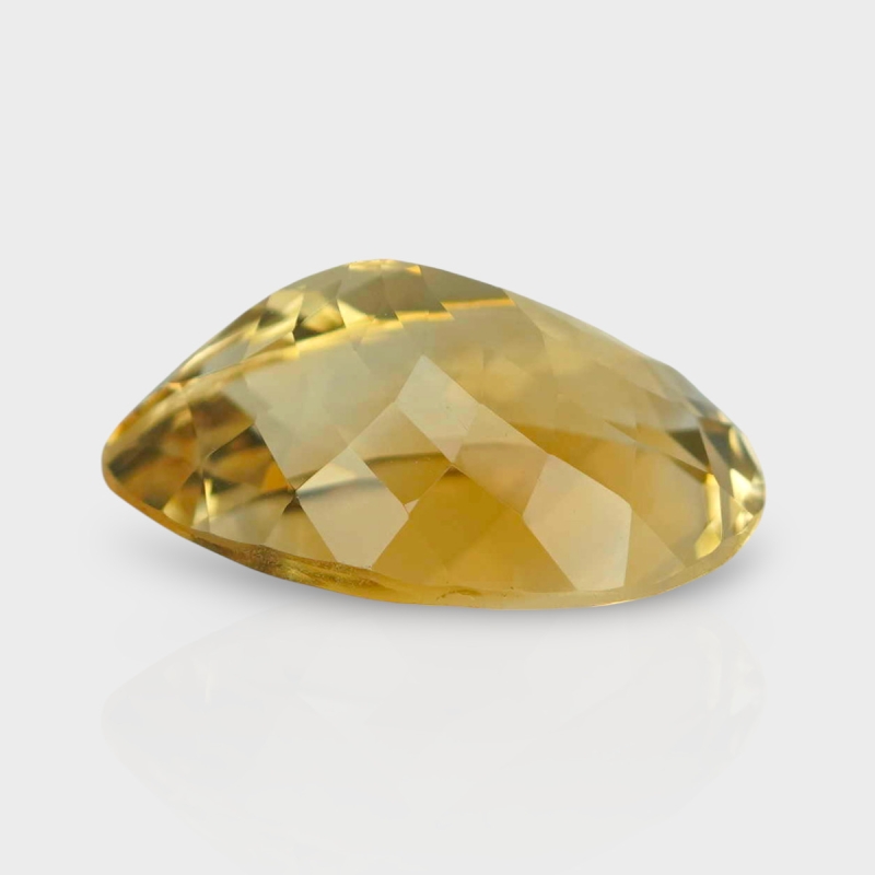 Citrine 17.85x13mm Faceted Pear AA Loose Gemstone - 180612