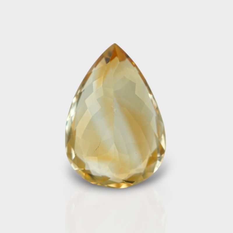 Citrine 19.70x13.65mm Faceted Pear AA Loose Gemstone - 180614