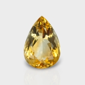Citrine 19.70x13.65mm Faceted Pear AA Loose Gemstone - 180614