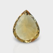 Citrine 16.65x13.45mm Faceted Pear AA Loose Gemstone - 180794