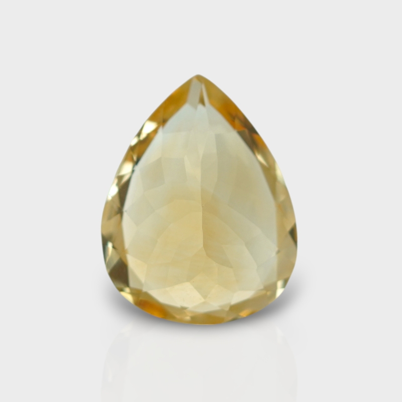 Citrine 17.40x13.55mm Faceted Pear AA Loose Gemstone - 180796