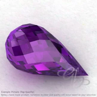 African Amethyst Drops Shape Calibrated Briolettes