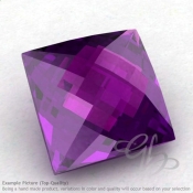 African Amethyst Square Shape Calibrated Briolettes