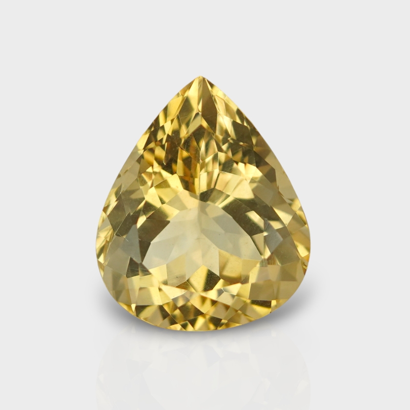 Citrine 16.15x13.55mm Faceted Pear AA Loose Gemstone - 181485