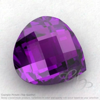 African Amethyst Heart Shape Calibrated Briolettes