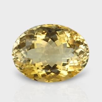 Citrine 21x15.85mm Faceted Oval AA Loose Gemstone - 181547