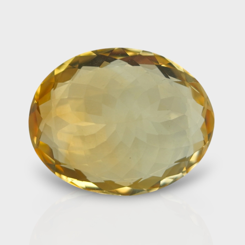 Citrine 20.40x16.20mm Faceted Oval AA Loose Gemstone - 181550