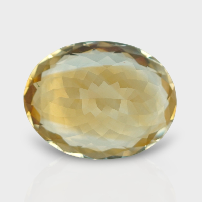 Citrine 20.70x16.05mm Faceted Oval AA Loose Gemstone - 181557