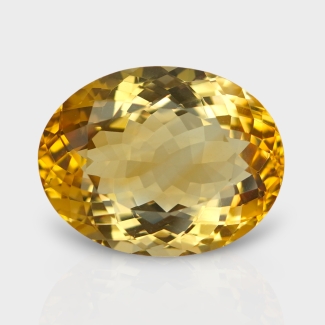 Citrine 20.70x16.05mm Faceted Oval AA Loose Gemstone - 181557