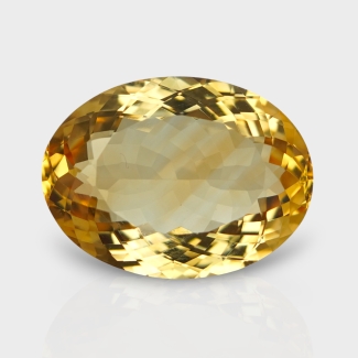 Citrine 21.70x16.20mm Faceted Oval AA Loose Gemstone - 181560