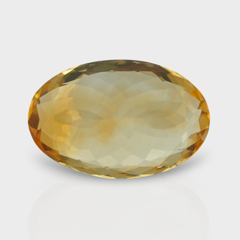 Citrine 20.40x13.40mm Faceted Oval AA+ Loose Gemstone - 181561